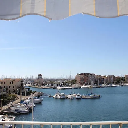 Avec Terrasse Et Jolie Vue Sur Port Gn580-033 * Gruissan